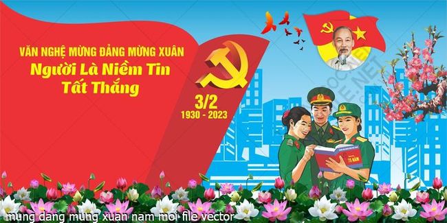 vector tranh co dong mung dang mung xuan nam moi file vector